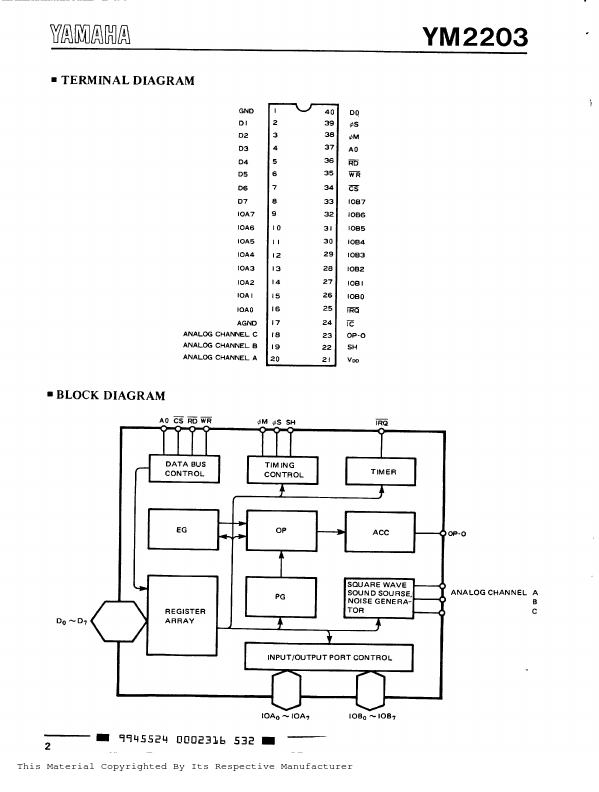 YM2203