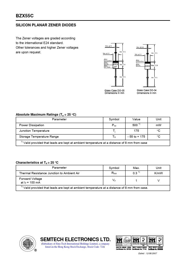 BZX55C10