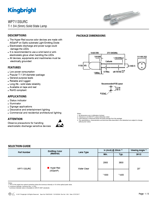 WP7113SURC