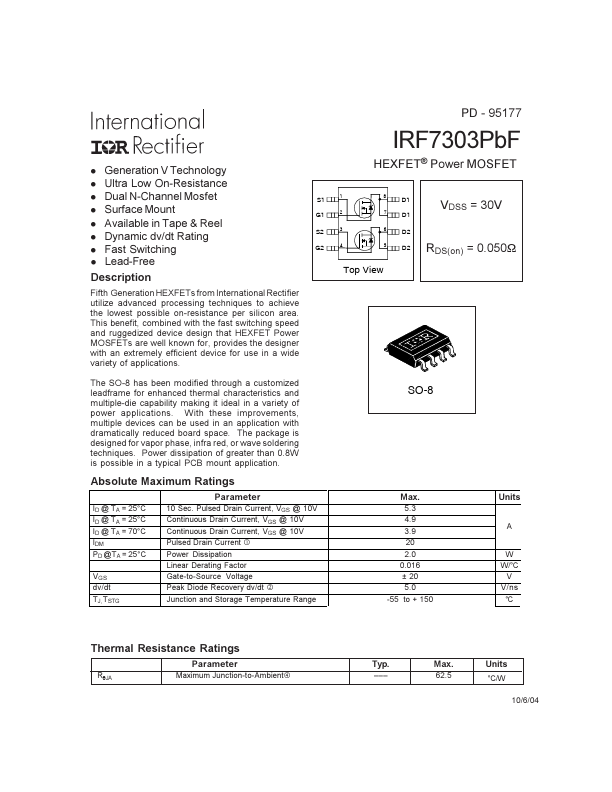 IRF7303PbF