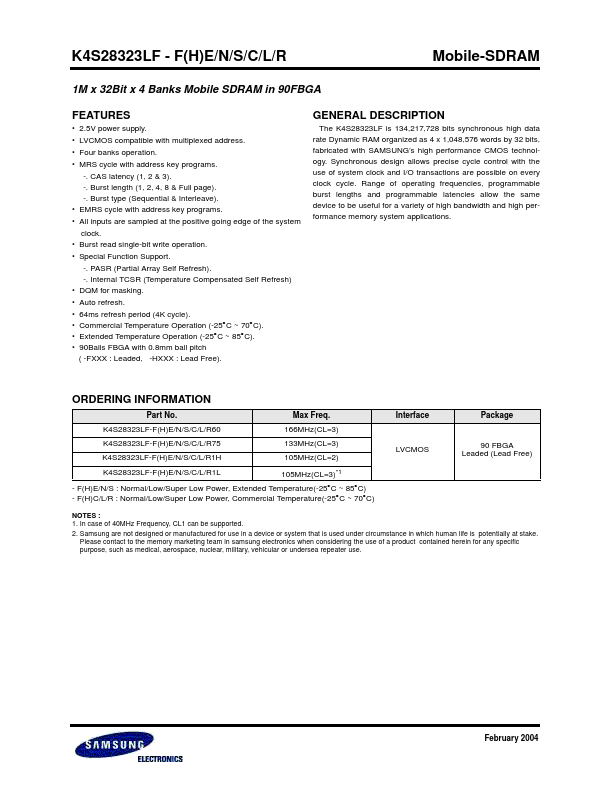 K4S28323LF-NR1L