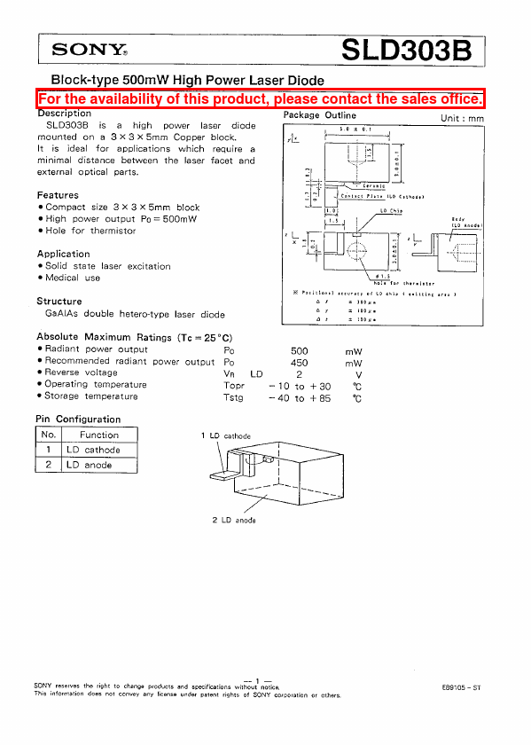 SLD303B