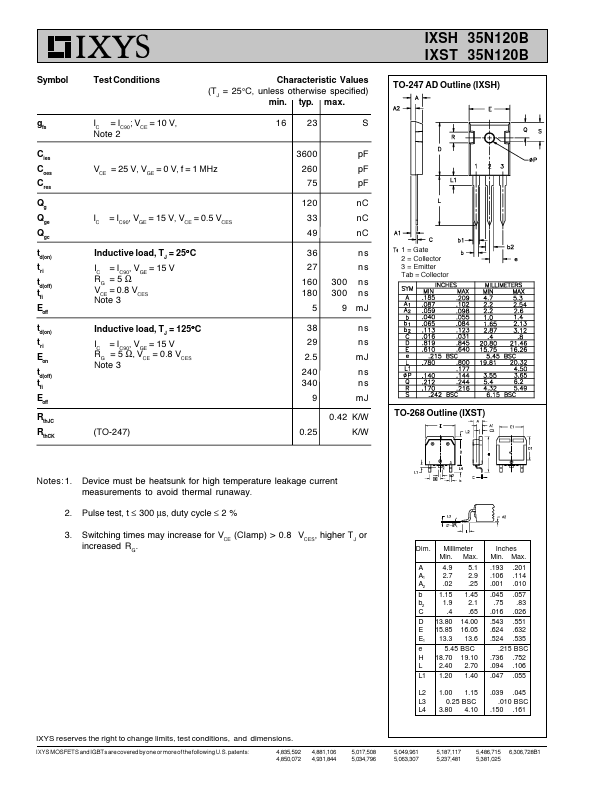 IXSH35N120B