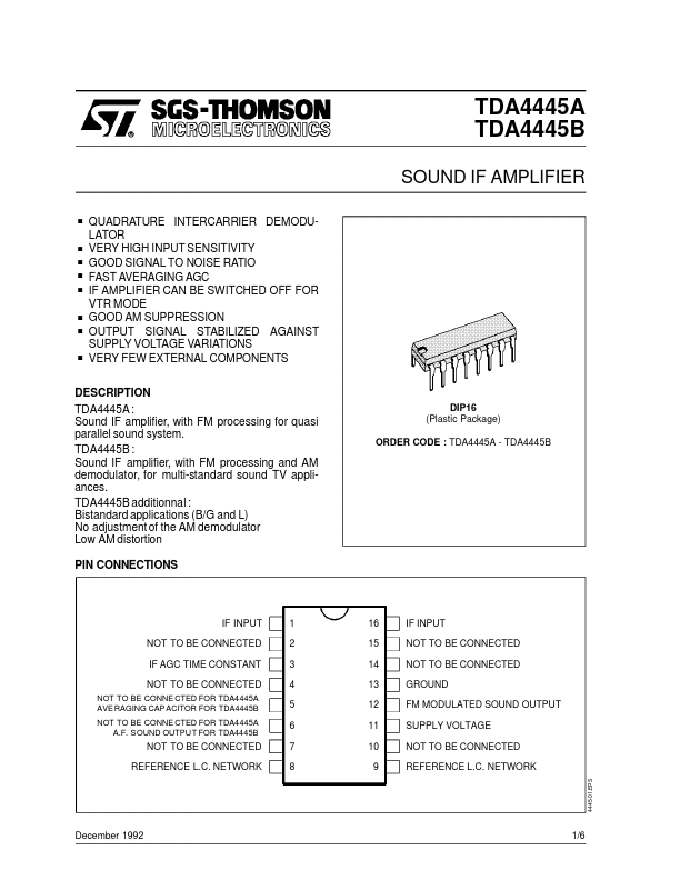 TDA4445B