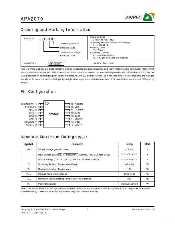 APA2070