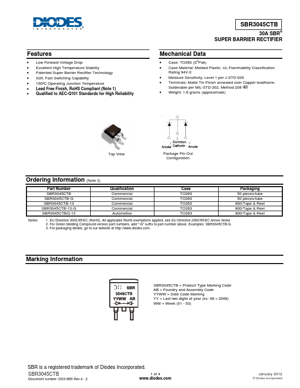 SBR3045CTB