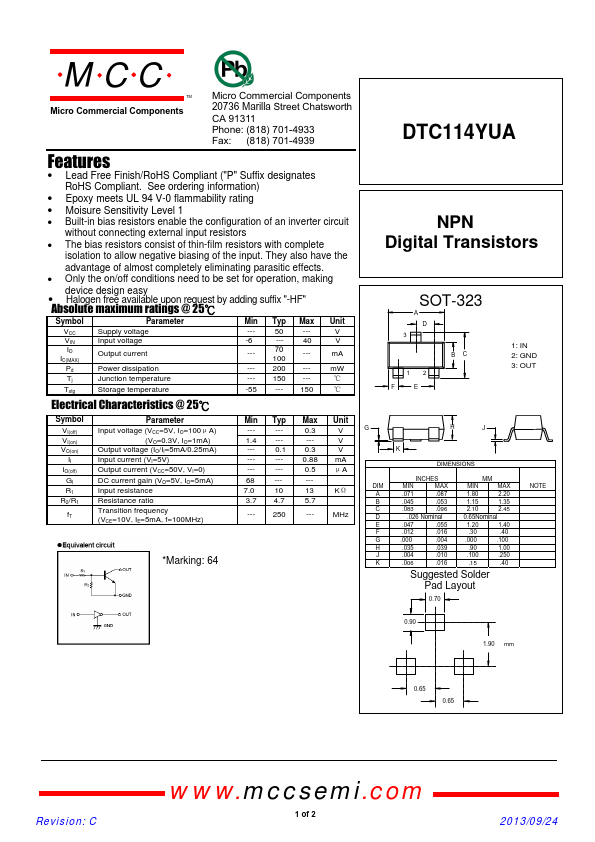 DTC114YUA