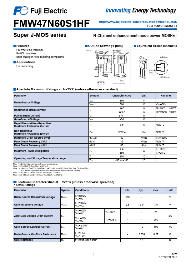 FMW47N60S1HF