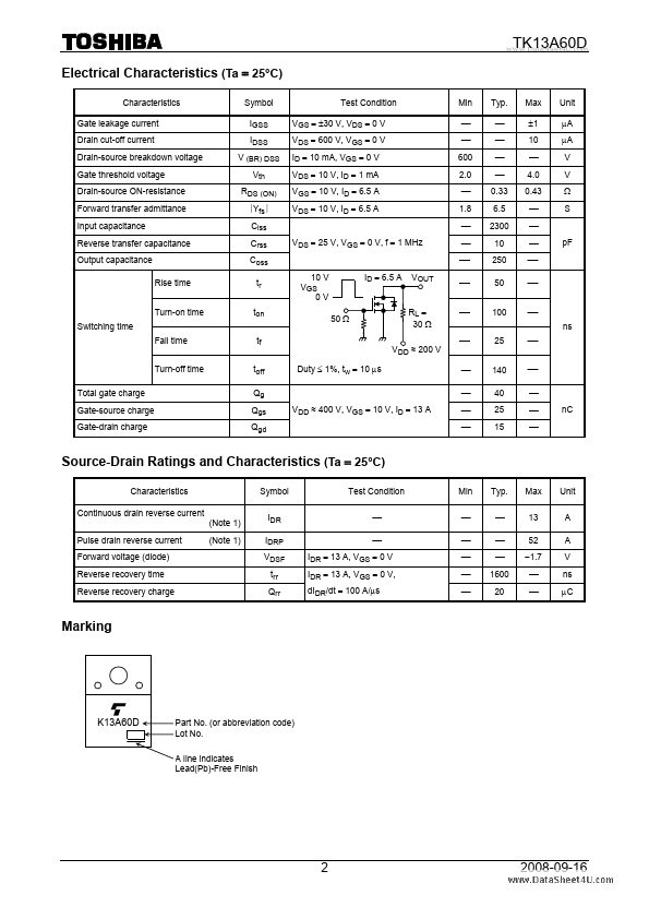 TK13A60D