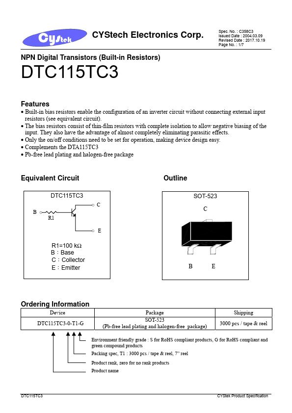 DTC115TC3