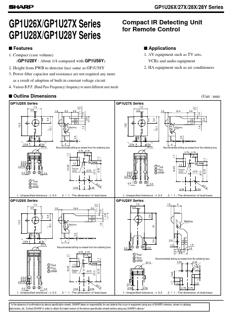 GP1U26X