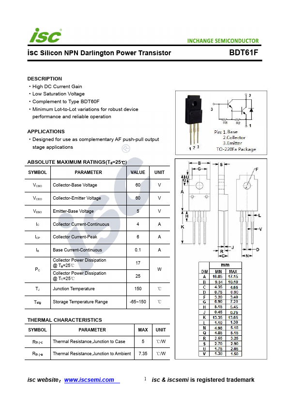 BDT61F