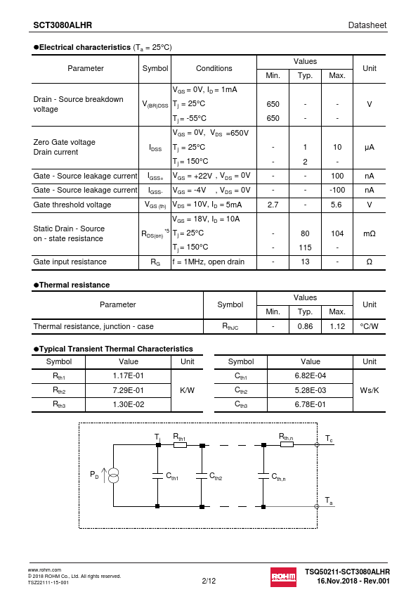 SCT3080ALHR