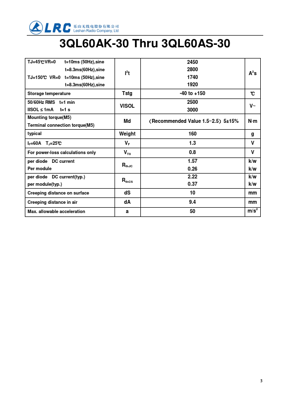 3QL60AS-30