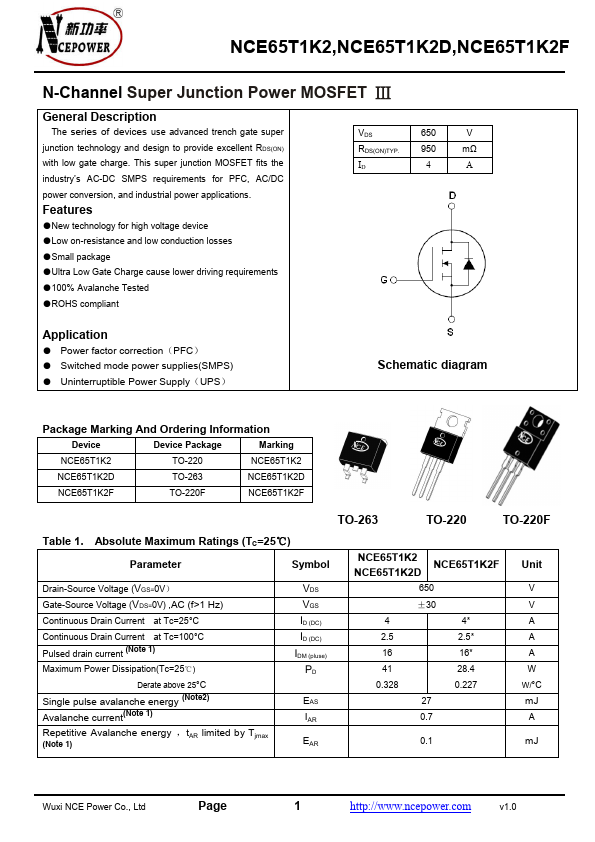 NCE65T1K2D