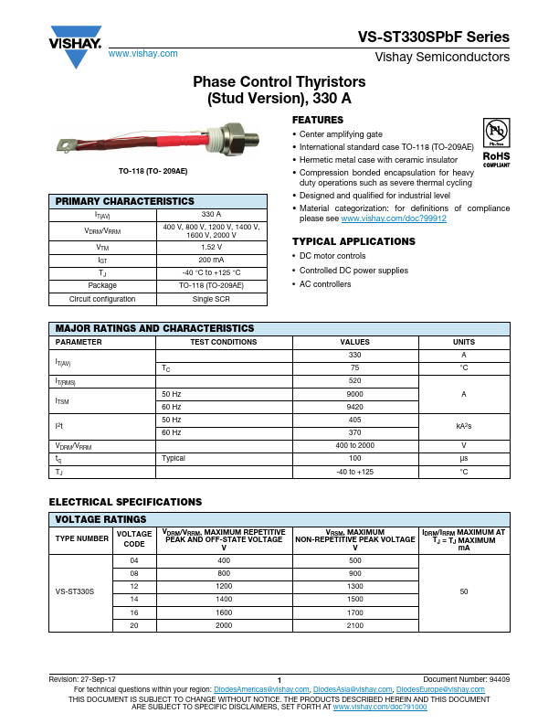 VS-ST330S12PbF