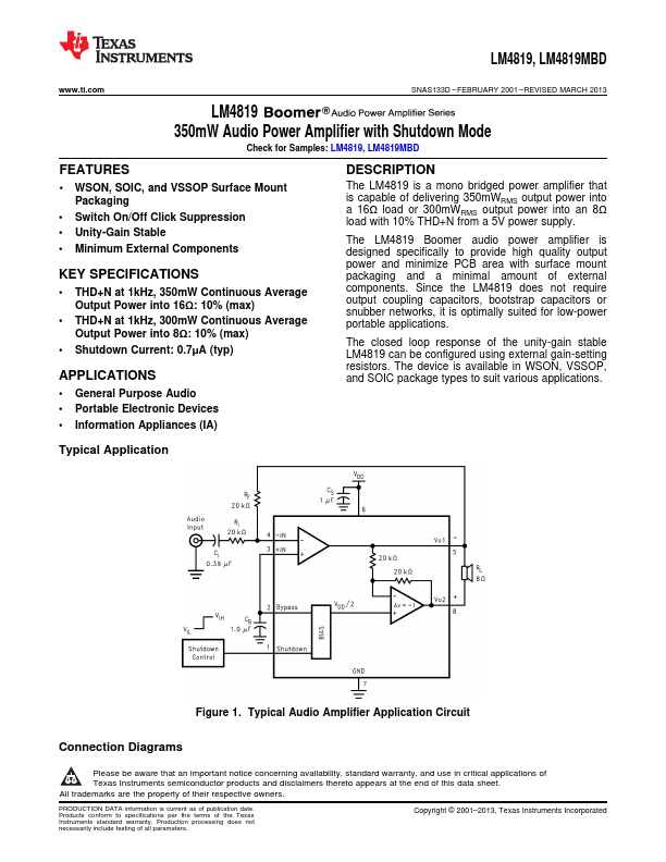 LM4819MBD