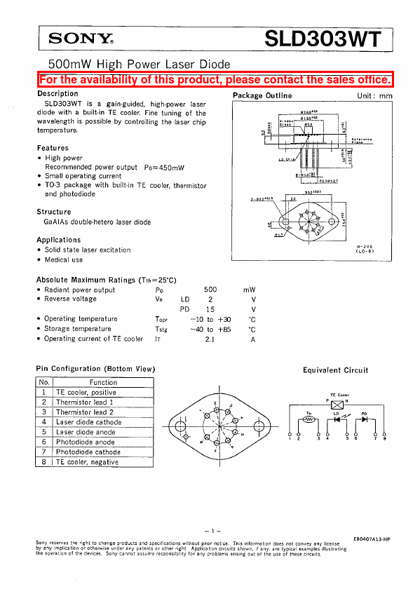 SLD303WT