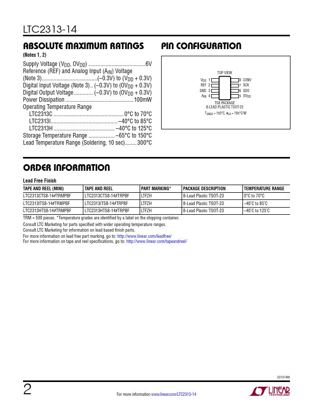 LTC2313-14
