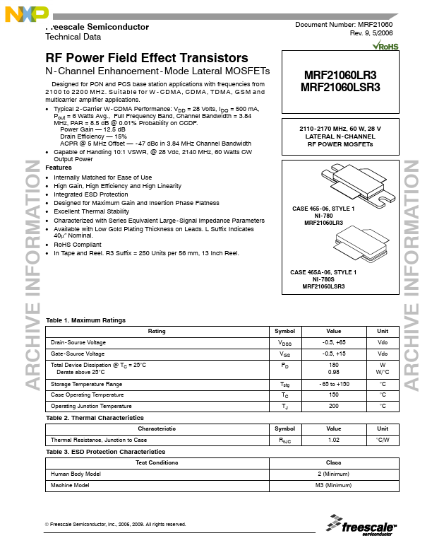 MRF21060LSR3