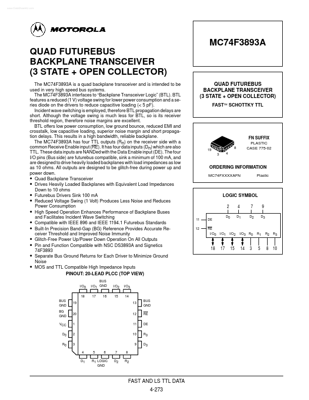 MC74F3893A