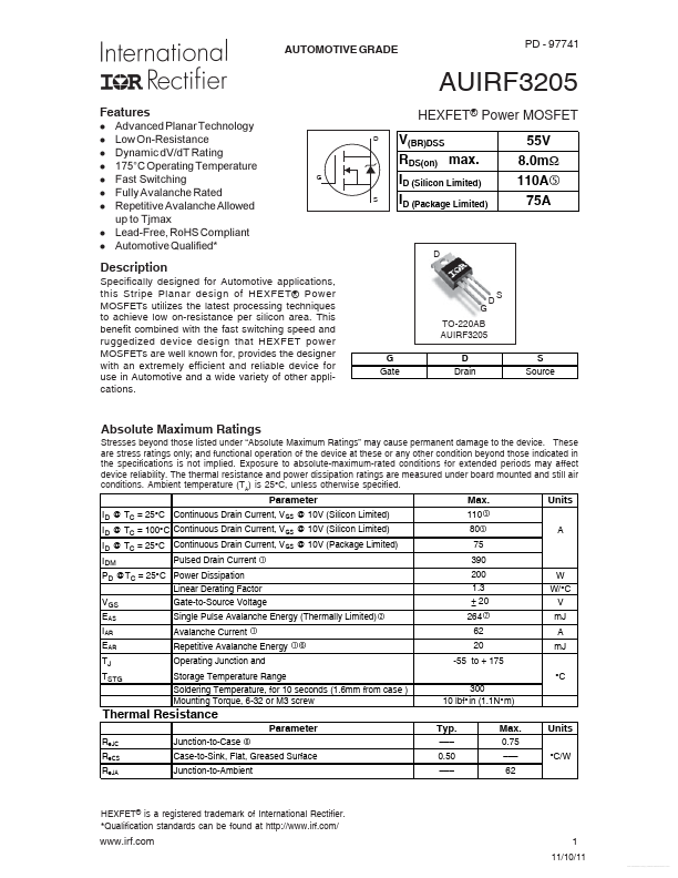 AUIRF3205