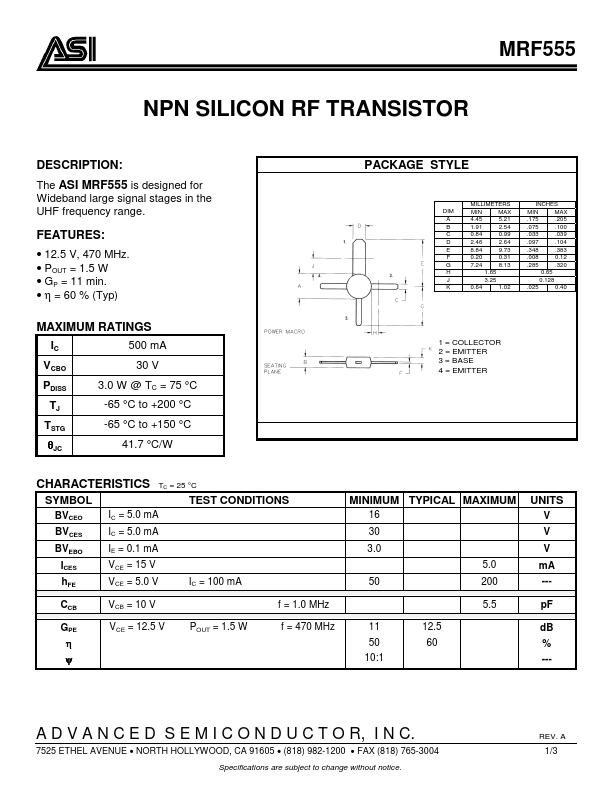 MRF555