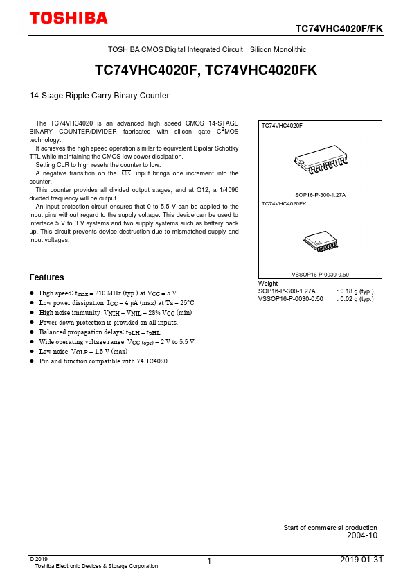 TC74VHC4020FK