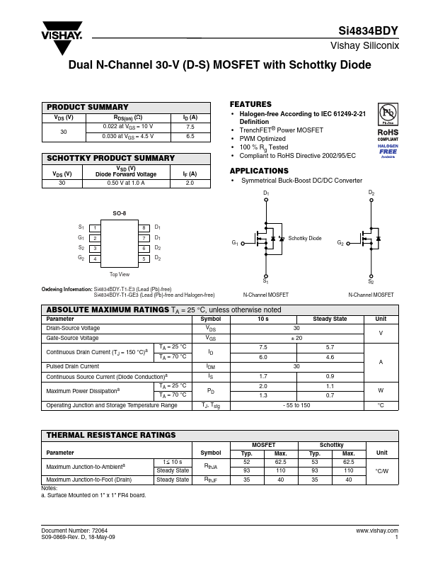 SI4834BDY