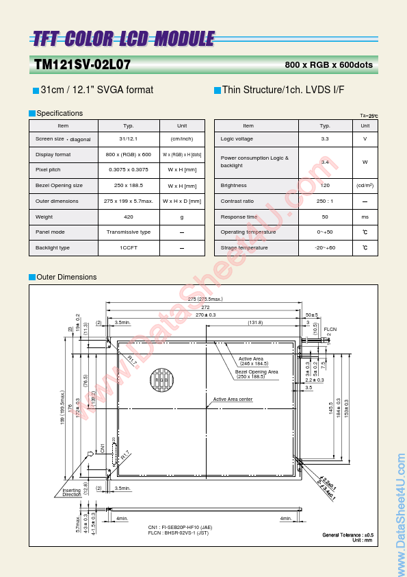 TM121SV-02L07