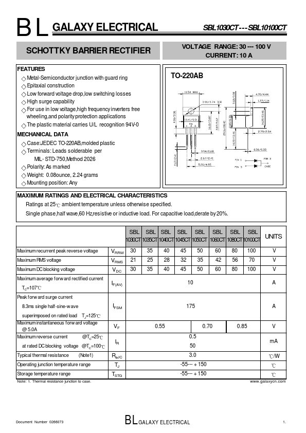 SBL1060CT