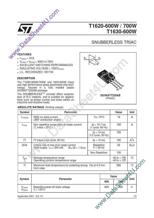 T1620-600W