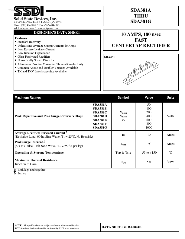 SDA381G