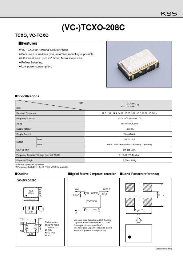 TCXO-208C