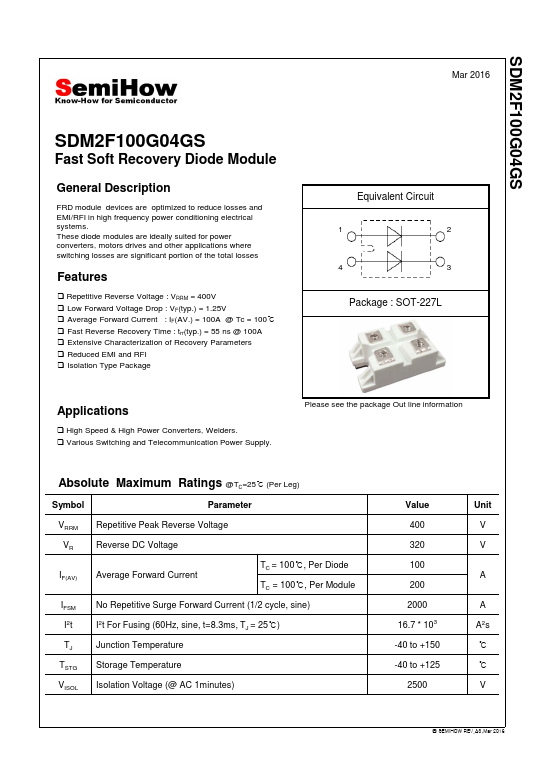 SDM2F100G04GS