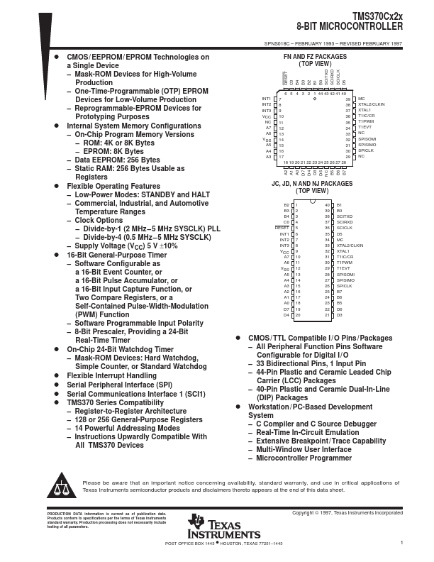 TMS370C722