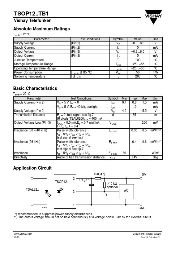 TSOP1240TB1