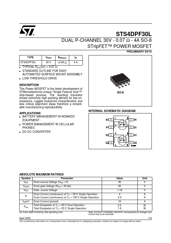 STS4DPF30L