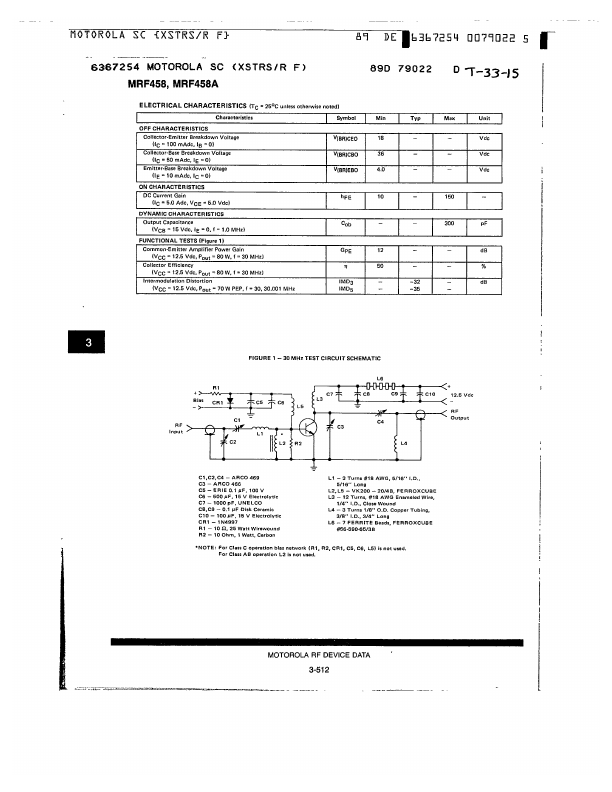 MRF458A