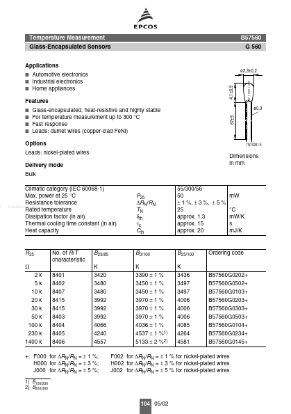 B57560G560