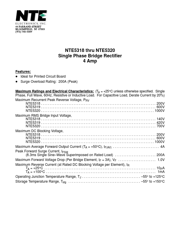 NTE5320