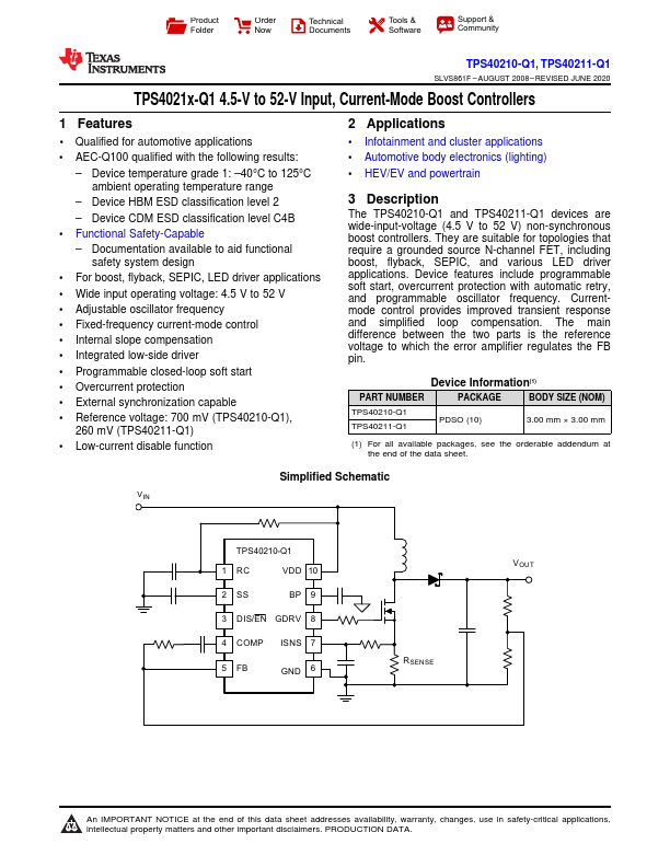 TPS40211-Q1