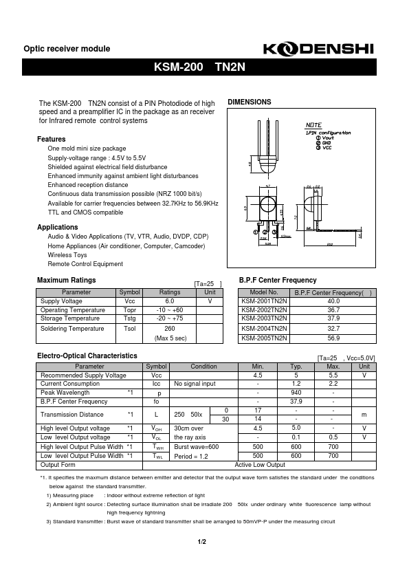 KSM-2001TN2N