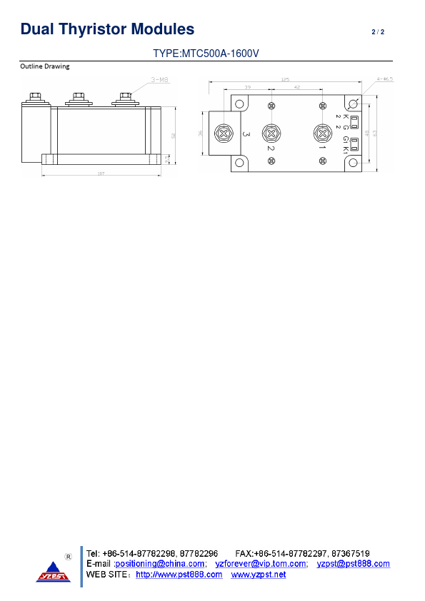 MTC500A-1600V