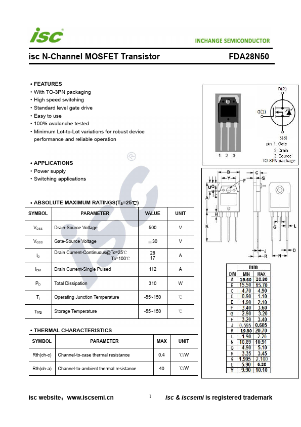 FDA28N50