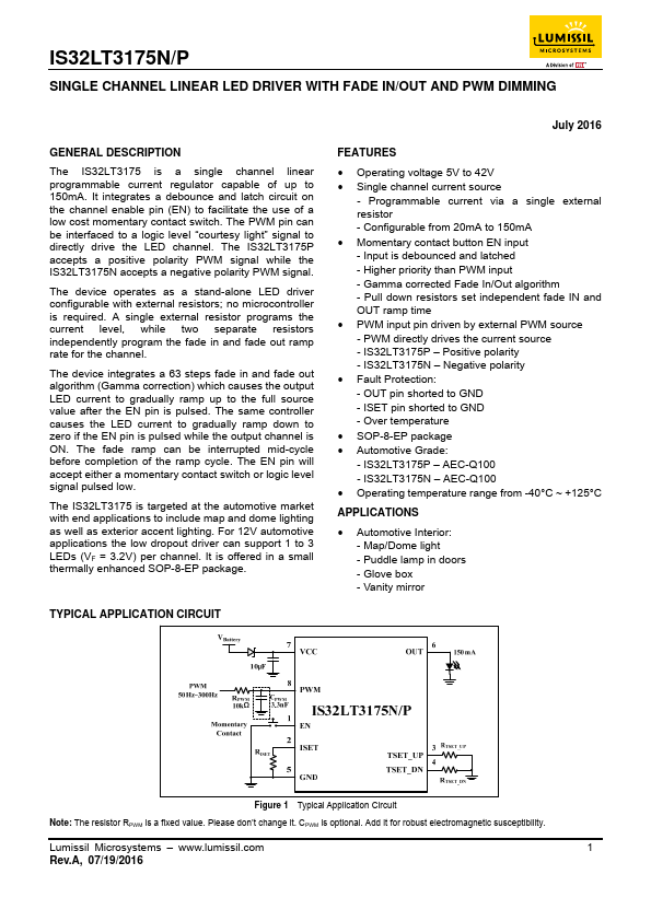 IS32LT3175P