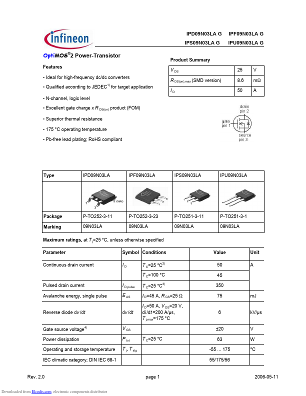 IPD09N03LAG