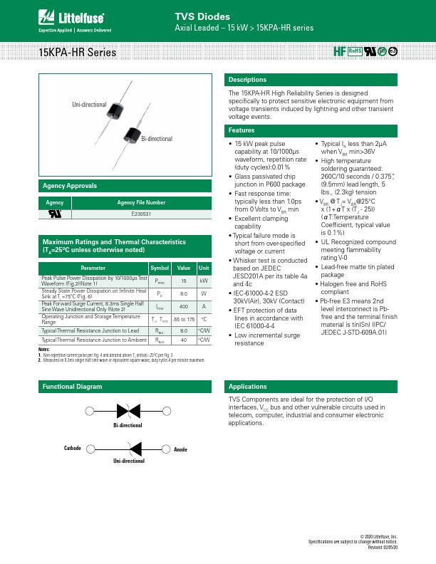 15KPA85A-HR