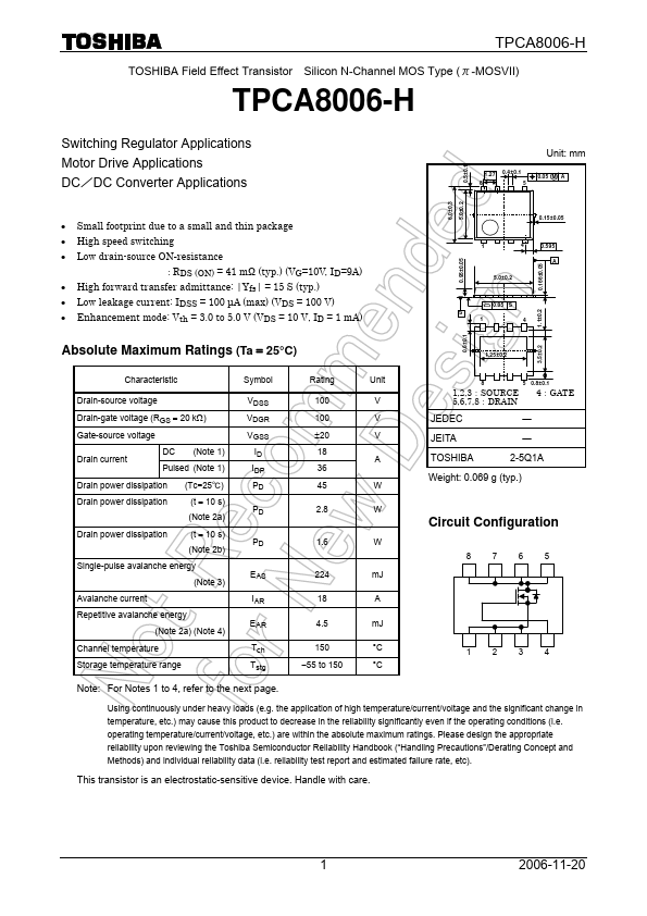 TPCA8006-H