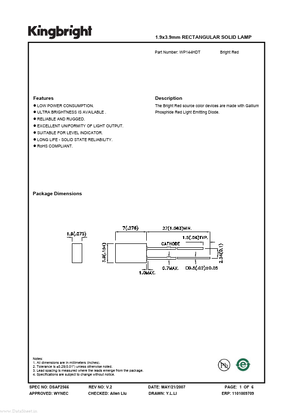 WP144HDT